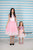 Mother Daughter Dress Pink Mommy and Me Outfit Dress Mother Daughter Matching Dress Pink Tutu Birthday Dress Pink Lace Girl Dress  Easter - Matchinglook