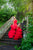 Mother Daughter High Low Dress, Red Layered Tulle Dress, Mommy and Me Photoshoot Dress