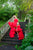 Mother Daughter High Low Dress, Red Layered Tulle Dress, Mommy and Me Photoshoot Dress