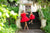 Mother Daughter High Low Dress, Red Layered Tulle Dress, Mommy and Me Photoshoot Dress