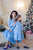 Mother Daughter Matching blue party Lace Dresses - Matchinglook