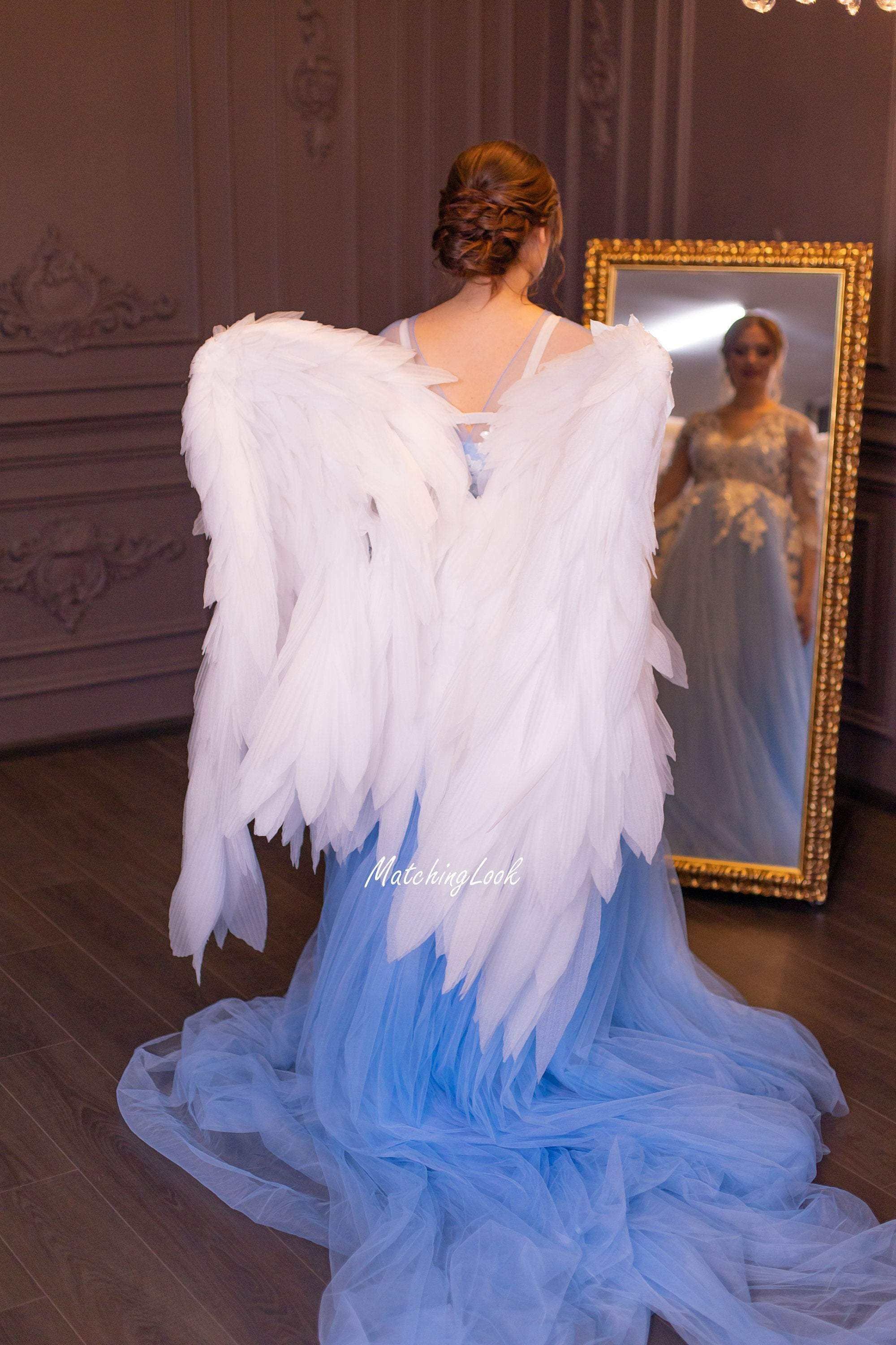 Aggregate more than 135 angel wing dress super hot