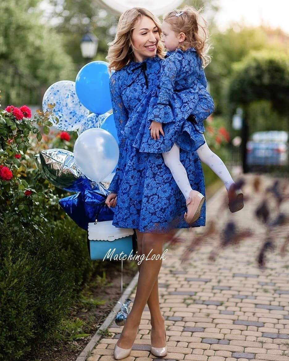 Royal Blue Mother Daughter Matching Dresses, Mommy and Me Outfits, Mommy  and Me Dresses, Mother Daughter Dresses, Dresses for First Birthday - Etsy