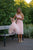 Birthday party mommy and me matching outfits, Dress for 1st birthday in blush