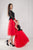 Mother Daughter Matching Dress, Mommy and Me Dress, Red and Black Dress, Photoshoot Dress, Girl Princess Dress, Toddler Formal Gown