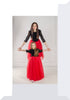 Mother Daughter Matching Dress, Mommy and Me Dress, Red and Black Dress, Photoshoot Dress, Girl Princess Dress, Toddler Formal Gown