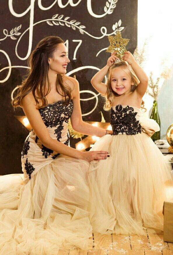 Mother Daughter Matching Dress, Formal Dresses, Mommy And Me Outfit, H