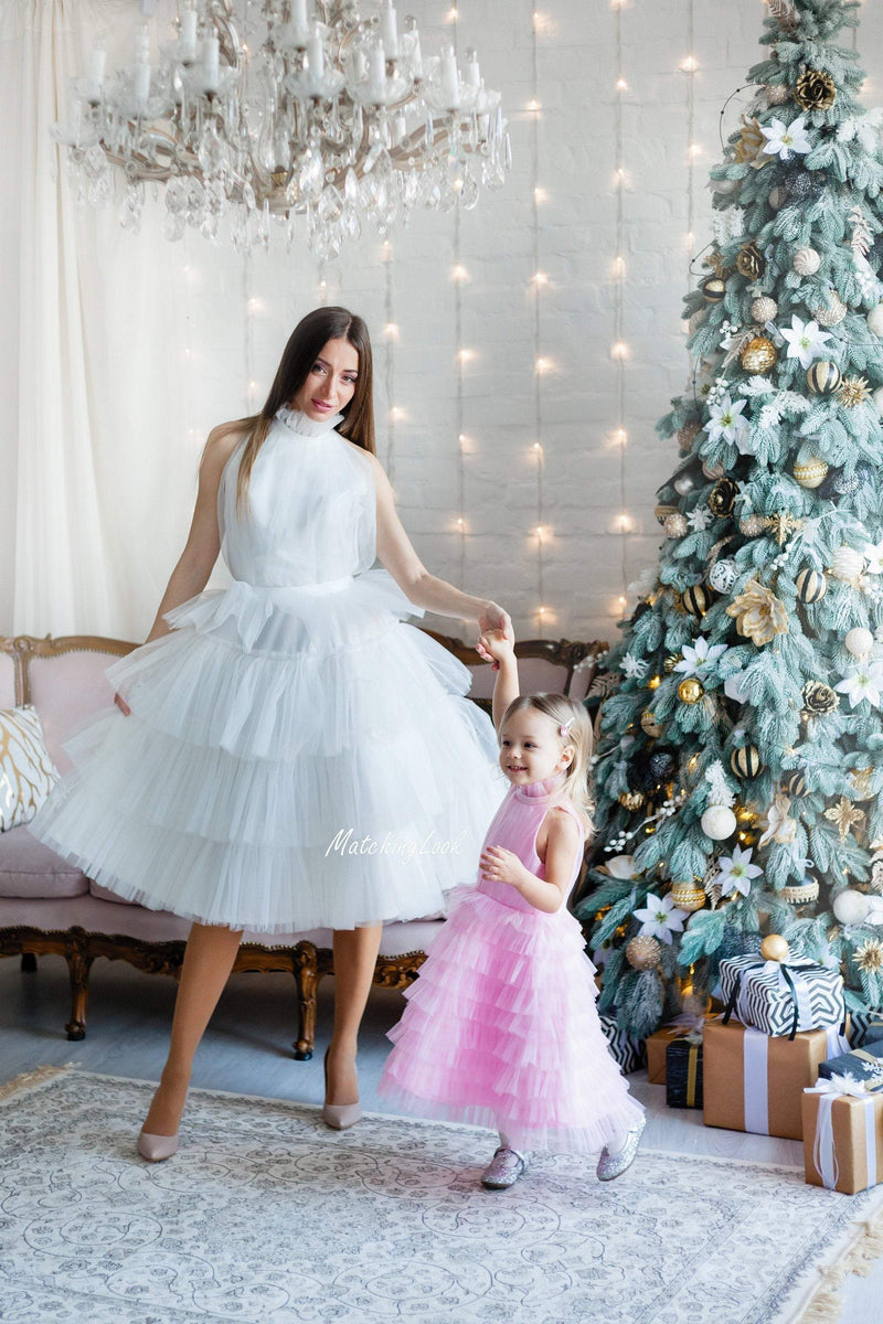 Shop Mother Daughter Matching Dress, Mommy And Me Outfit, Photoshoot Dress, Matching Tutu Dresses, Matching Tulle Dresses, Photo Props Dress -