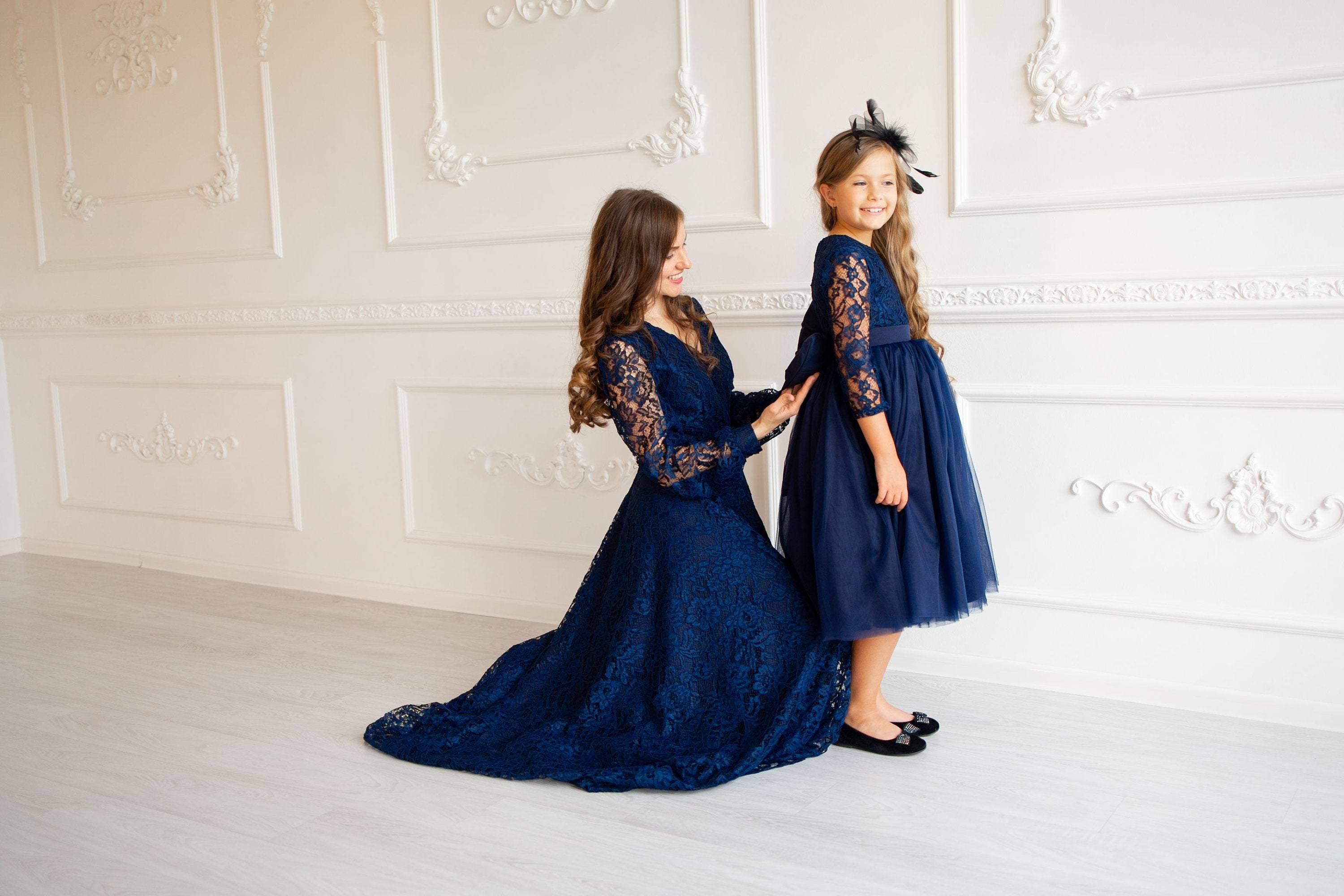 Navy Blue Prom Gowns - June Bridals