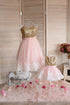 Mother daughter matching dress, Pink and Gold sequin dress, Mommy and Me outfit, Mommy and Me dress, tutu dress, 1st birthday baby girl