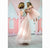 Mother Daughter Matching Dresses Gold Peach Outfits, Matching Mother Daughter Tutu Dresses, Mommy and Me Maxi Tutu, Open Heart back dress - Matchinglook