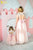 Mother Daughter Matching Dresses Gold Peach Outfits, Matching Mother Daughter Tutu Dresses, Mommy and Me Maxi Tutu, Open Heart back dress - Matchinglook