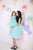 Mother daughter matching tutu dress, Mommy and me teal matching outfits with sequin gold bow, girls party dress, prom birthday dress - Matchinglook