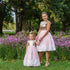 Mother daughter matching tutu lace dress, Gold sequin dresses, blush girls party dress, Mommy and Me birthday dress