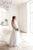Olivia white pregnancy tulle gown fully decorated with pearls - Matchinglook