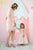 Peach Mother daughter matching lace dresses, Mommy and Me lace sleeved dresses, pink girls party birthday dress, Tight pencil lace dress - Matchinglook
