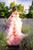 Peach Princess Dress, Girl Designer Dress, Photoshoot Dress, Tulle Flower Girl Dress, High Low Dress, Birthday Party Dress,Girl Tiered Dress