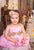 Pink and gold baby 1st birthday dress - Matchinglook