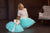 Pink and teal mommy and me dress - Matching tutu tulle and lace outfits - Girl Christmas dress - Matchinglook