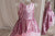 Pink flower girl sequin and tulle dress with train - Matchinglook