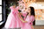 Pink Mommy and Me Dress, Party Mother Daughter Matching Dress, First Birthday Party Dress, Photoshoot Dress, Forml Matchinng Dress