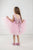 Pink pageant dress Pink tutu Flower girl dress baby girl pink dress with bow Princess dress First communion dress girls lace pink dress - Matchinglook