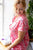 Pink Pajama Set, Matching Pajama, Sleep Shirt and Pants, Women Loungewear, Cotton Pyjama, Bridesmaid Pajama Party, Women Sleepwear, Flamingo