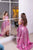 Pink princess high low girl dress with train - flower girl dress tulle - Matchinglook