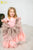 Pink tiered Birthday dress for girl - Matchinglook