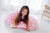 Pink Tulle Butterfly Flower Girl Dress, Girl Princess Dress With Train, Toddler Gown Dress