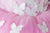 Pink Tulle Butterfly Flower Girl Dress, Girl Princess Dress With Train, Toddler Gown Dress