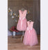 Pink Tutu Dress, Mother Daughter Matching Dress, Photoshoot Dress, Mommy and Me Outfit, Girl Birthday Dress, Pink Lace Dress, Formal Dress