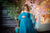 Pregnancy Gown for Photoshoot, Petrol Tulle Maternity Dress, Teal Maternity Dress, Off Shoulder Gown, Maternity Photoshoot Dress,Extravagant