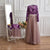Purple and coffee Mom baby matching A-line lace floor lenght dresses - Matchinglook