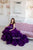 Purple Maternity Gown, Photoshoot Dress, Tulle Ruffle Dress, Elegant Dress, Matching Mother and Daughter Dress, Special Occasion Dress