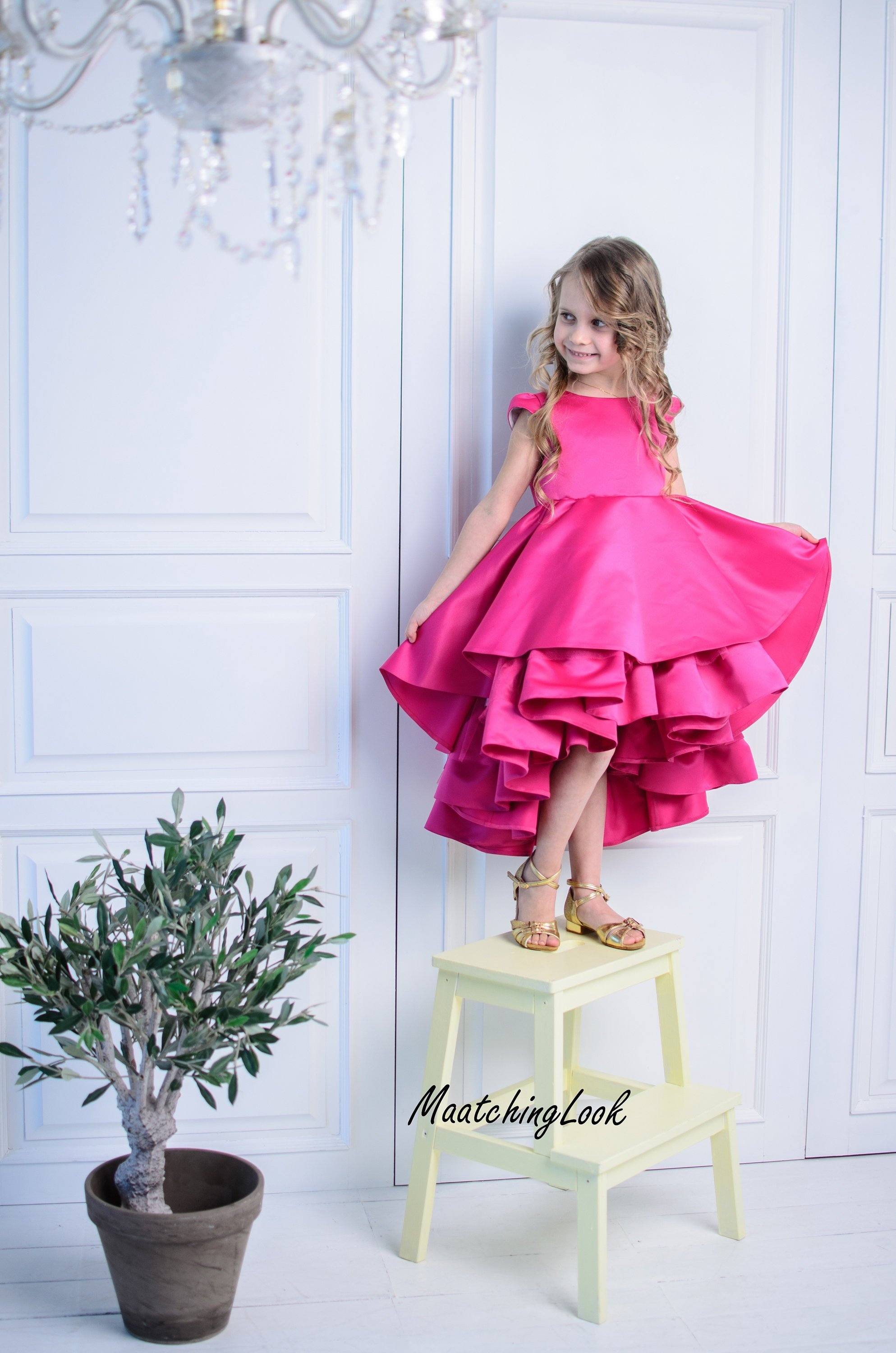Shop Raspberry Girls Dress Crimsom Flower Girl Dress Bridesmaid Dress Magenta Prom Dress Formal Dress Birthday Dress Flounce Dress Pageant Dress - Shop Raspberry Girls Dress Crimsom Flower Girl Dress Bridesmaid Dress Magenta Prom Dress Formal Dress Birthday Dress Flounce Dress Pageant Dress -