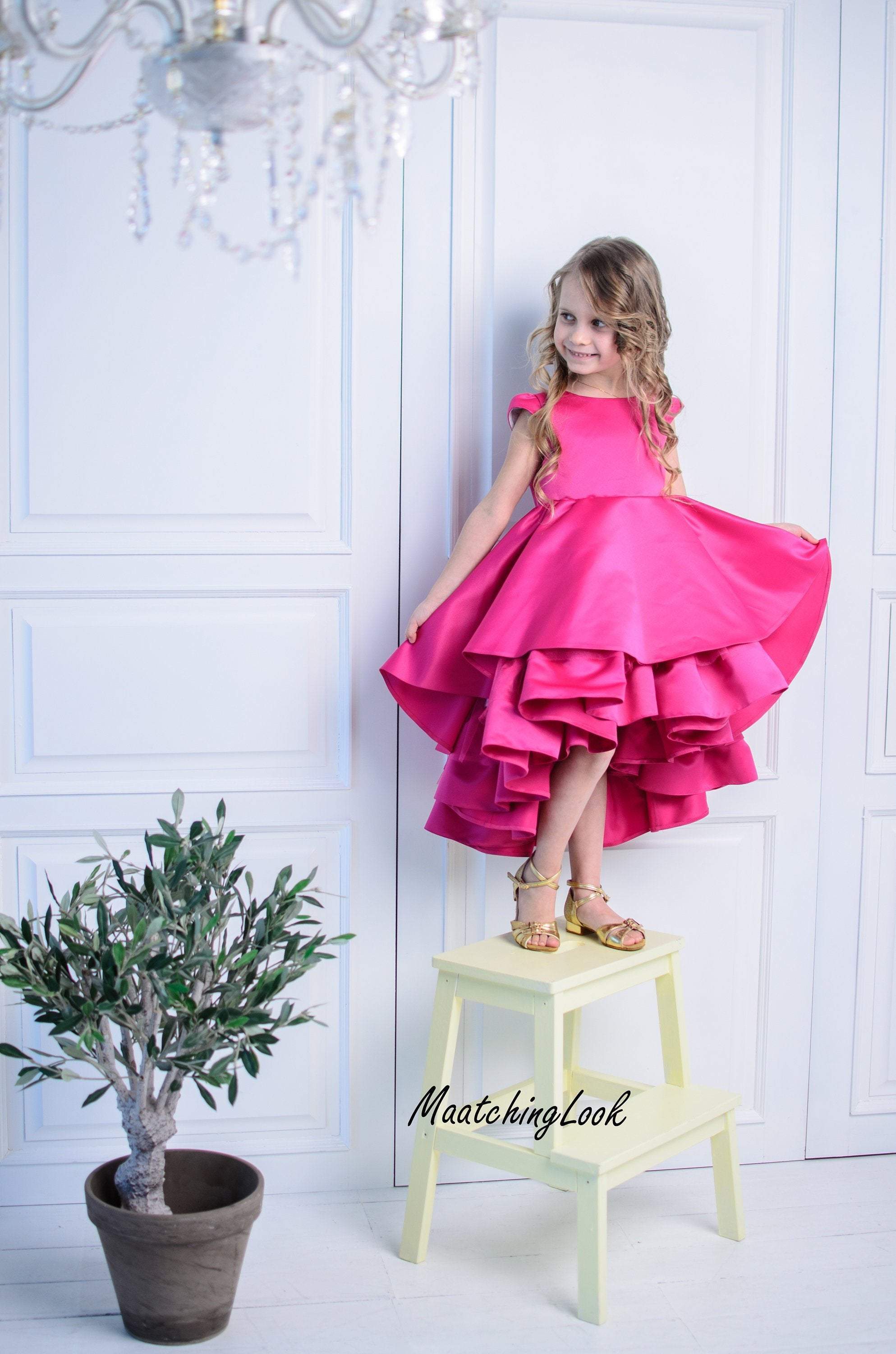 Ivory Flower Girl Dresses, Fast Shipping