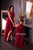 Ready to ship M and 6/7years, Matching Tulle Dresses, Mother Daughter Matching Dress, Maroon Dresses, Matching Mommy And Me Outfit