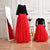 Red Black Dress, Mother Daughter Matching Dress, Mommy and Me Outfit, Formal Gown Dress, Photoshoot Dress, Birthday Party Dress, Maxi
