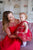Red Matching Christmas outfits for mother and daughter - baby girl 1st birthday outfit - Matchinglook