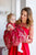 Red Matching Christmas outfits for mother and daughter - baby girl 1st birthday outfit - Matchinglook