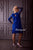 Royal blue lace party Like mother like daughter dress - Matchinglook
