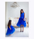 Royal Blue Mommy and Me  tutu formal matching Dresses
