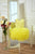 Size 6 - Puffy knee length tutu dress in yellow color made  of lace and tulle - birthday party, wedding, special occasion tutu dress - Matchinglook