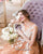 Tan /nude tulle and lace wedding dress with train - maternity wedding dress - baby shower tulle dress with train - dress for photoshoot - Matchinglook
