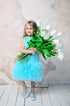 Teal Birthday dress Baby Girl Dress Tutu Dress Cloud Dress Tulle Dress Flower Girl Dress Formal Dress Teal Wedding Dress 1st Birthday Dress