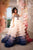Tulle Tiered Wedding Dress, Couture Tulle Gown, Champagne and Blue Wedding Dress, Engagement Photoshoot Dress