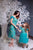 Turquoise Mother daughter Dress, Mommy and me dress, Teal Lace dress, girls party dress - Matchinglook