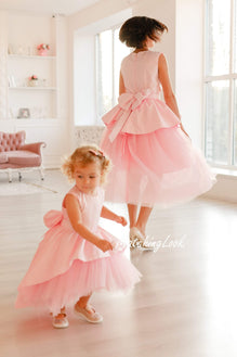 Matching girl online and infant dresses