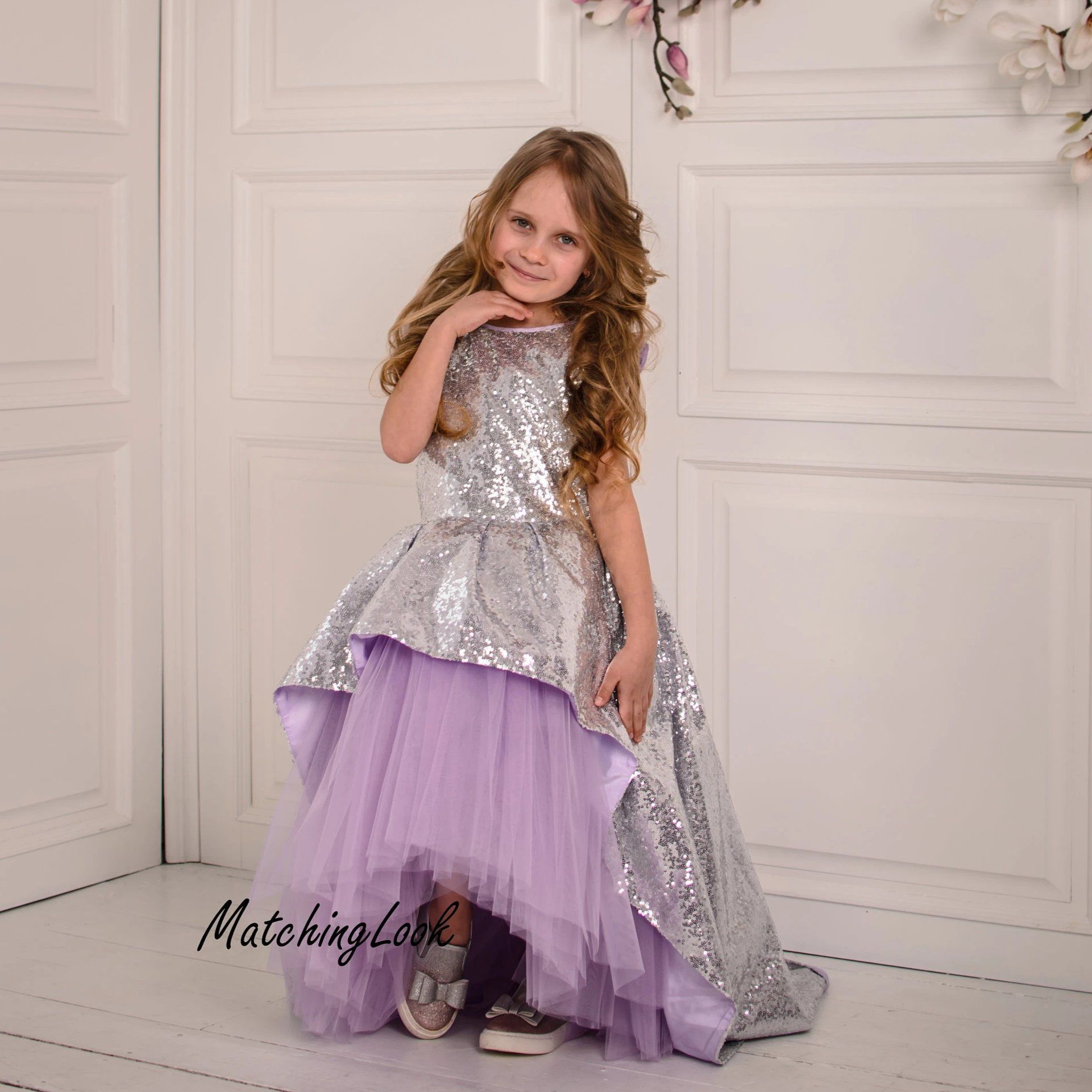 Shop Unicorn Birthday Party Dress - Lavender Silver Tutu Sequin Toddler Dress - Customizable and Made-To-Order Dresses 8 / Silver Shop Unicorn Birthday Party Dress - Lavender Silver Tutu Sequin Toddler Dress - Customizable and Made-To-Order Dresses 8 / Silver